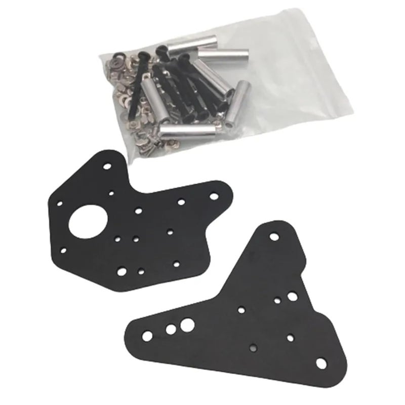 Compatible for Creality, Z Axis MGN12H Linear Rail Upgrade Kit for Ender 3 Pro CR-10 S4 S5 3D Printer(Plates and Nuts,CR-10 S5) - Image 1
