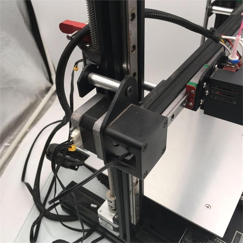 Compatible for Creality, Z Axis MGN12H Linear Rail Upgrade Kit for Ender 3 Pro CR-10 S4 S5 3D Printer(Plates and Nuts,CR-10 S5) - Image 2