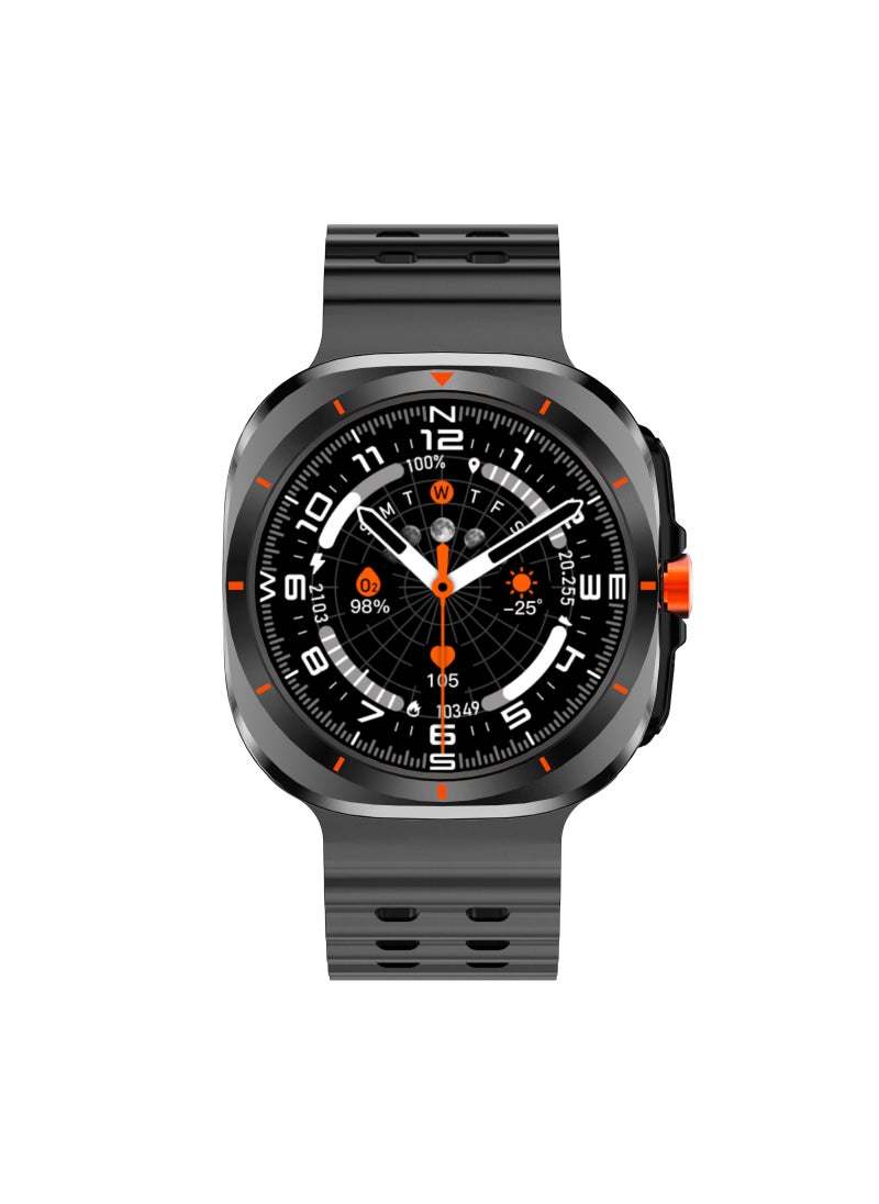 Ultra - 1.52-inch High-Definition Smart Watch Set, with 7 interchangeable straps to match your mood, taking care of both your health and entertainment - Image 1