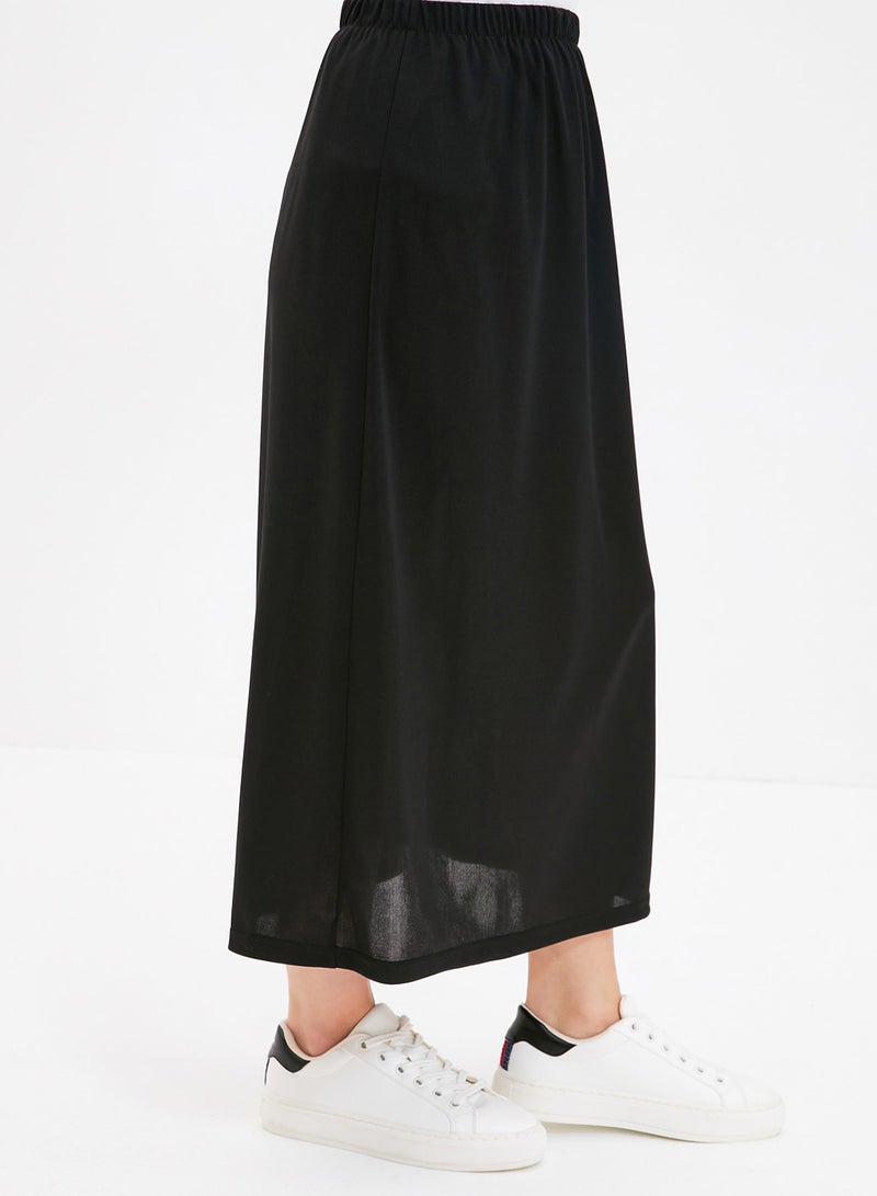 trendyol Black Knitted Inner Lining - Skirt Tctaw22Ee0018 - Image 3