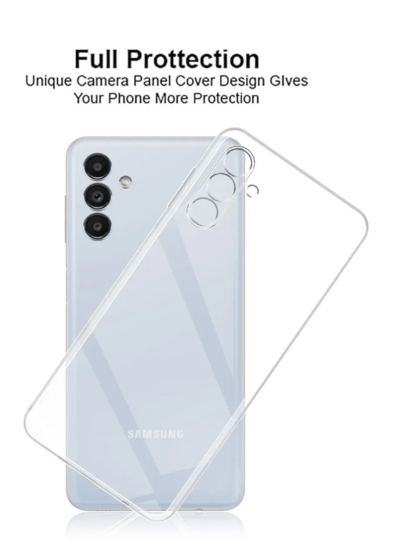 غطاء حماية من السيليكون لكامل الجسم لهاتف Samsung Galaxy A55 5G - شفاف - Image 3