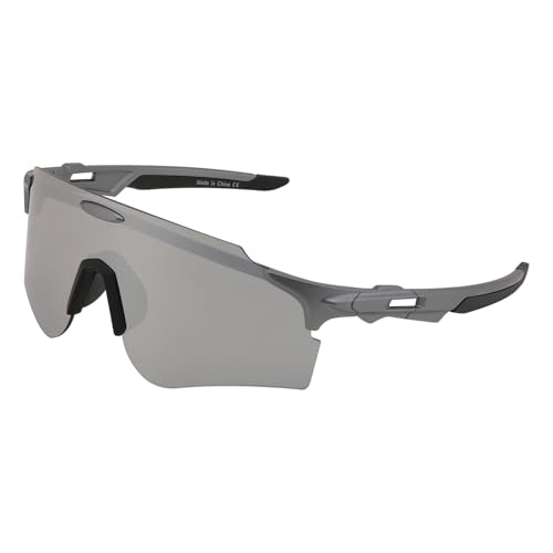 Karsaer Wrap Around Frameless Cycling Sunlasses for Men Stylish Women Sports Glasses Cricket Goggles E1348 - Image 1