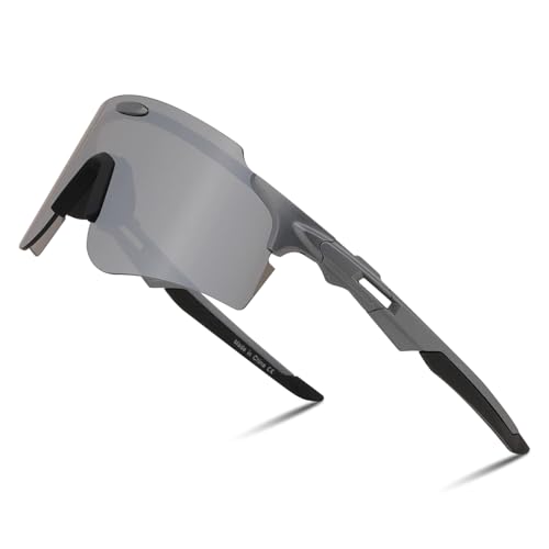 Karsaer Wrap Around Frameless Cycling Sunlasses for Men Stylish Women Sports Glasses Cricket Goggles E1348 - Image 2