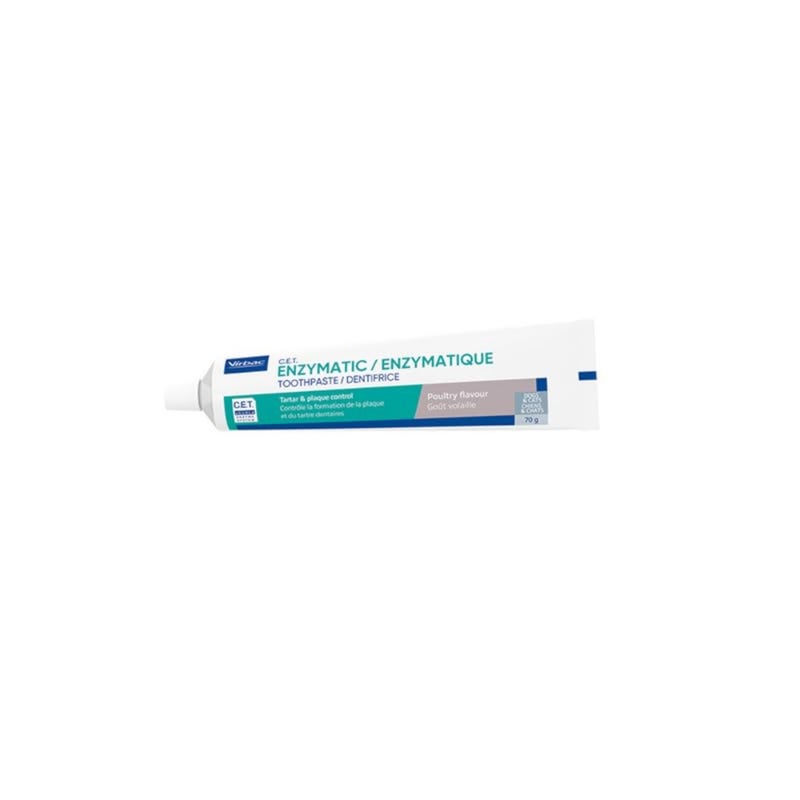 C.E.T. Enzymatic Toothpaste for Animals, Pack of 3, 3 x 70 g, Toothpaste with Poultry Aroma for Dogs and Cats, For Use with an Animal-friendly Toothbrush - Image 2