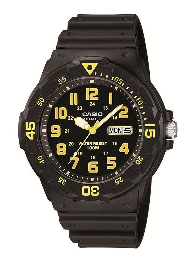 CASIO Men Resin Digital Wrist Watch MRW-200H-9BVDF - 45 mm - Black - Image 1