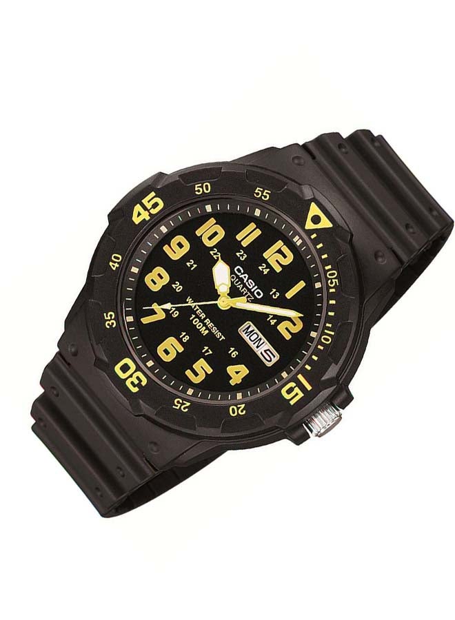 CASIO Men Resin Digital Wrist Watch MRW-200H-9BVDF - 45 mm - Black - Image 5