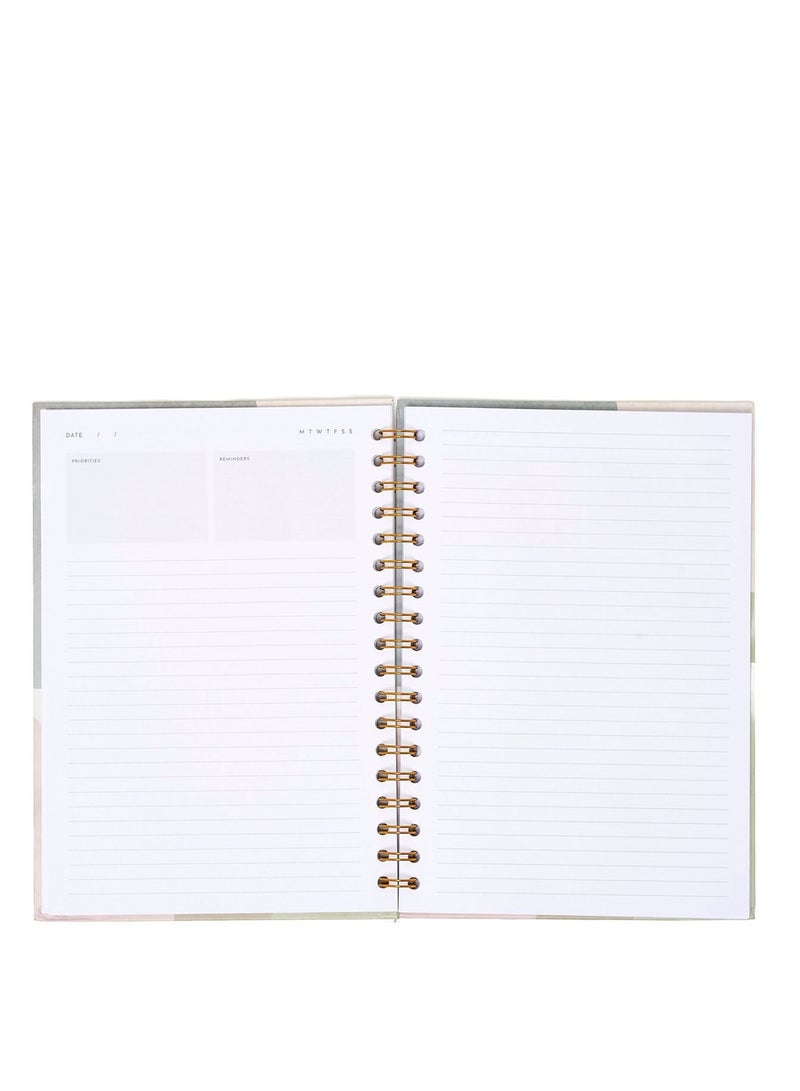 بريكلي بير دفتر ملاحظات حلزوني بنمط تجريدي - Image 2