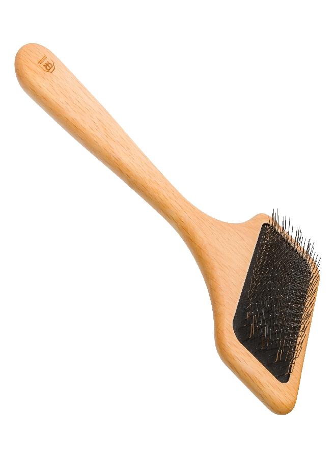 Redecker Fur Brush, Sheepskin and Fur Wire Slicker Brush, Daily Grooming For Rugs, Garments, Dogs and Cats, Made in Germany - Image 5