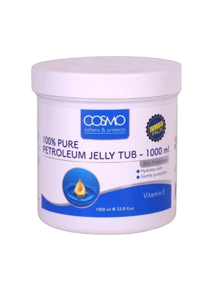 COSMO 100% Pure Petroleum Gelly With Vitamin E1000 ml 