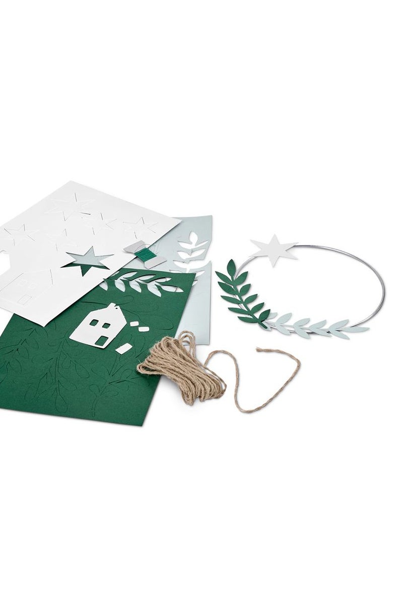 Tchibo Decorative Wreath Craft Set, Green Combo - Image 4