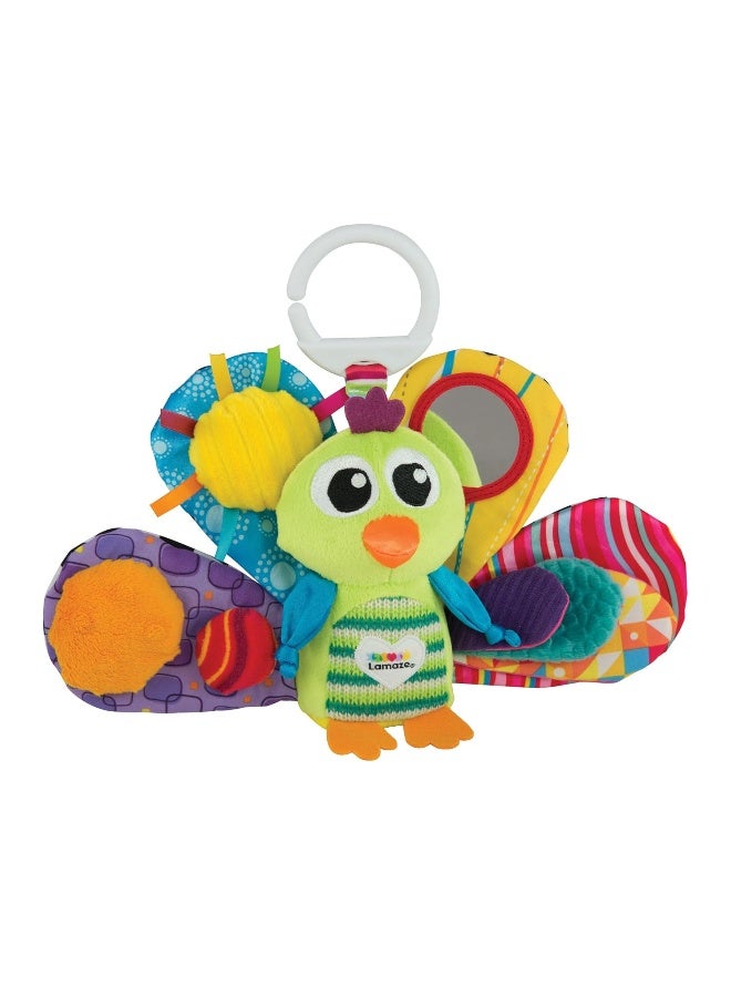 Lamaze Jacques The Peacock Take Along Plush Toy (21 cm) - Image 2