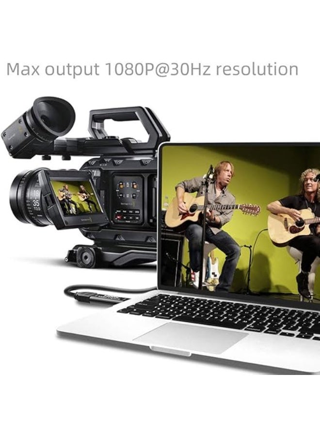كارت التقاط فيديو HDMI USB 2.0 | جهاز تسجيل صوت وصورة 1080P للبث المباشر وتسجيل الكاميرات - Image 2