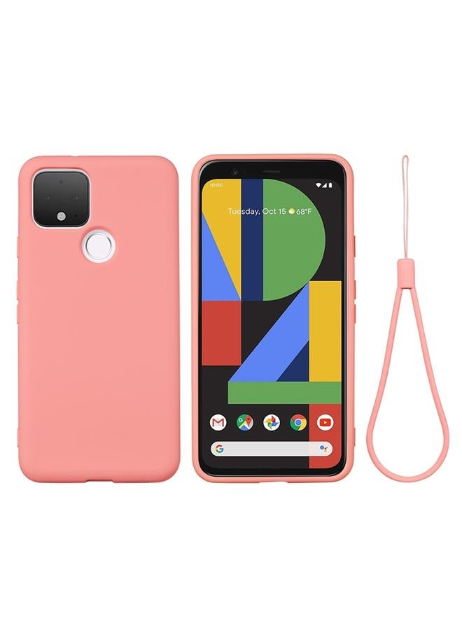 S-TOP Case For Google Pixel 4a 5G Pure Color Liquid Silicone Shockproof Full Coverage Case - Image 1