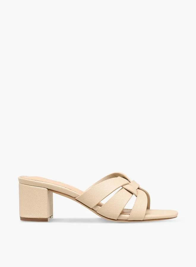 بابريكا Women Textured Block Heel Sandals
