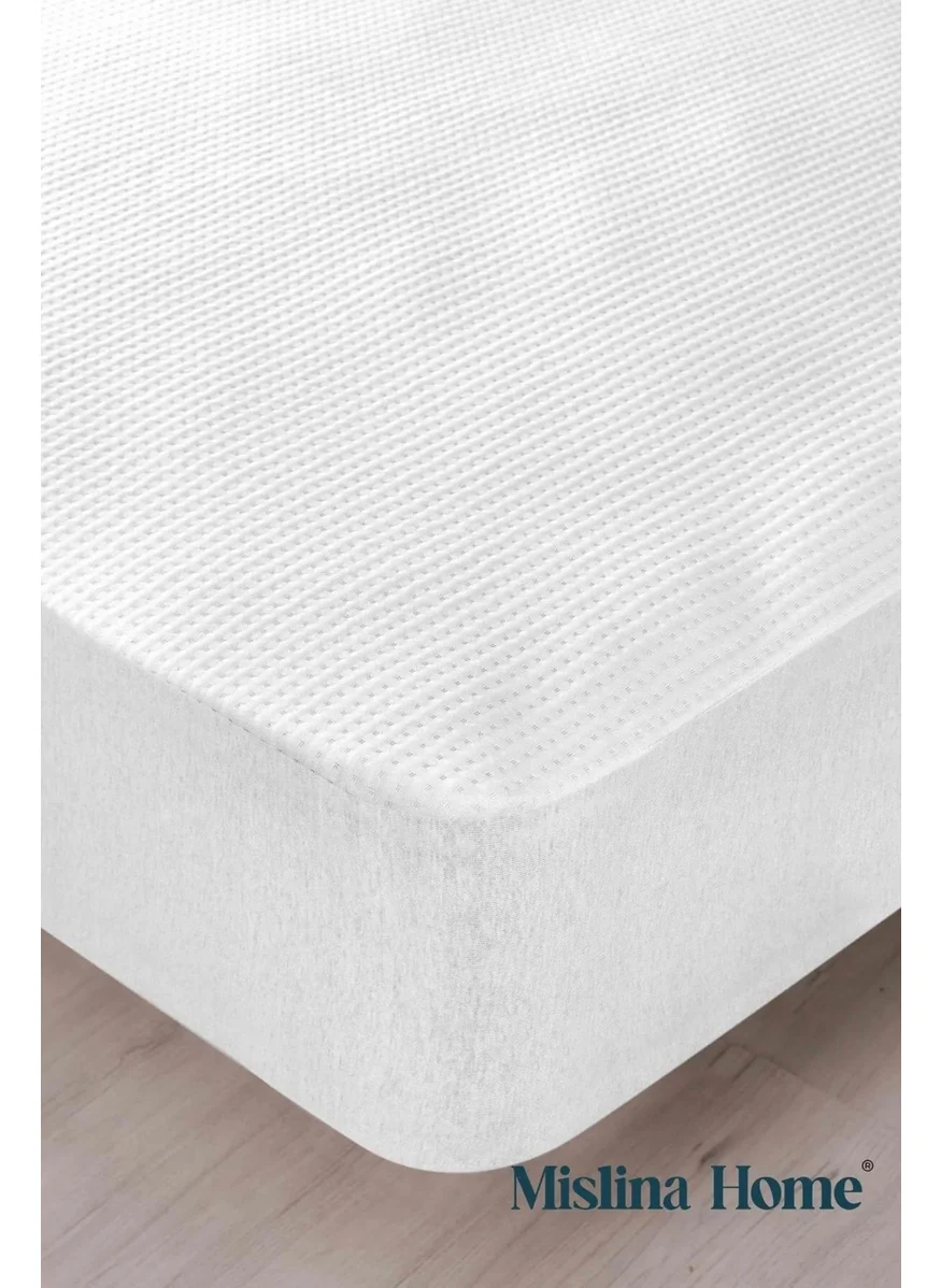 ميسلينا Premium Fitted Double Liquid Proof Bed Sheet Mattress Mattress 150X200