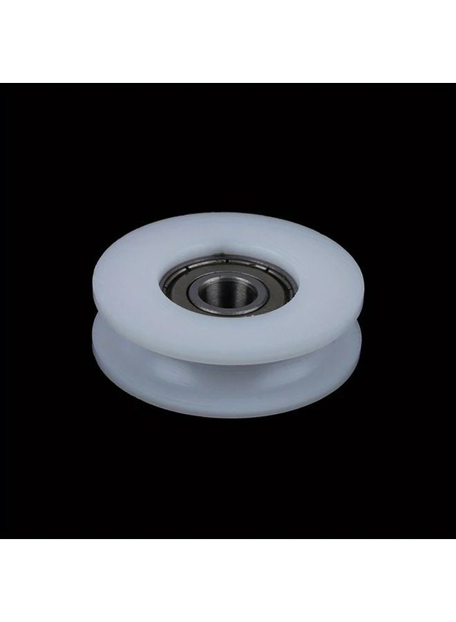 1pc White U Groove Plastic POM Wire Rope Pulley Bearing 8x40x11.5mm 608ZZ - Image 3