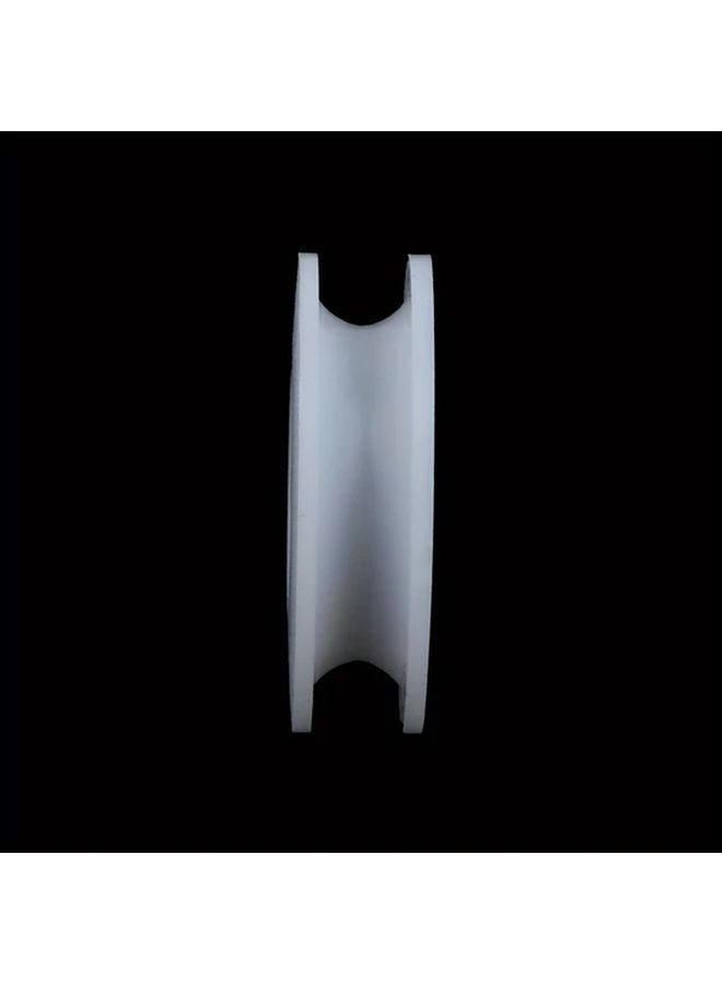 1pc White U Groove Plastic POM Wire Rope Pulley Bearing 8x40x11.5mm 608ZZ - Image 4