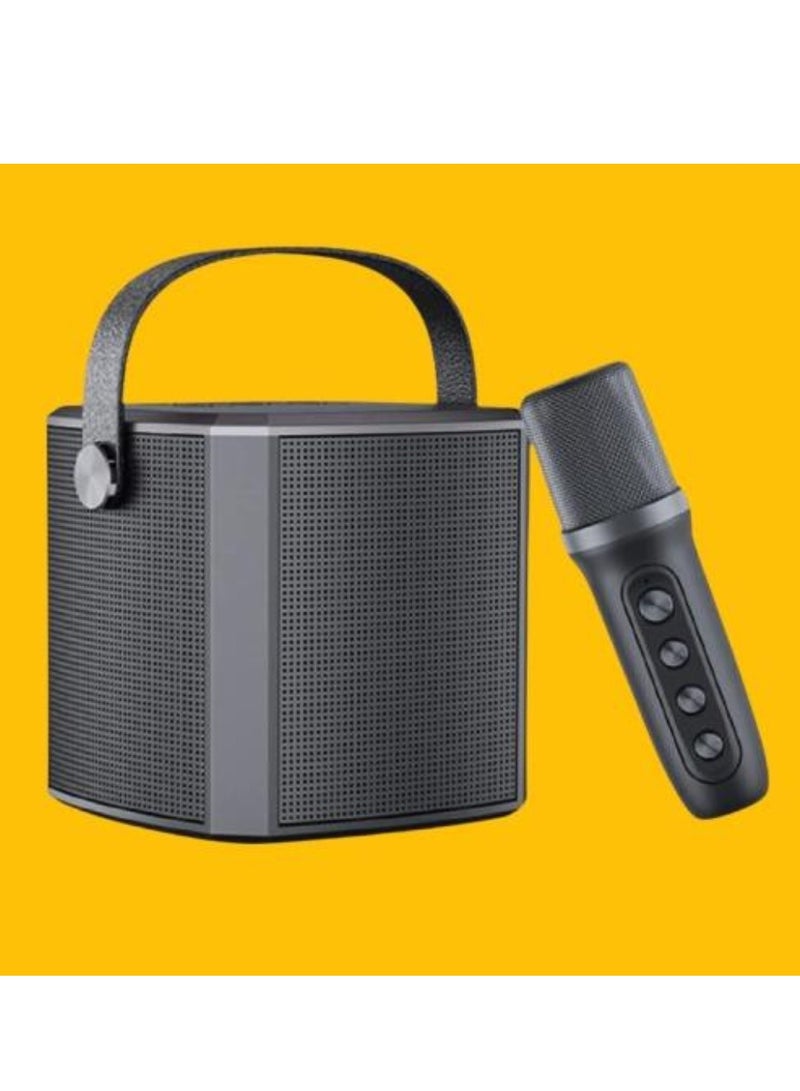 ELTRAZONE Karaoke Machine with UHF Wireless Microphones for Adults & Kids | Portable Bluetooth PA Speaker System | Supports Vocal Cut for Home Parties, Meetings, Weddings | Rechargeable, Loud Sound, and LED Light Effects | Perfect for Celebrations & Events - Image 1