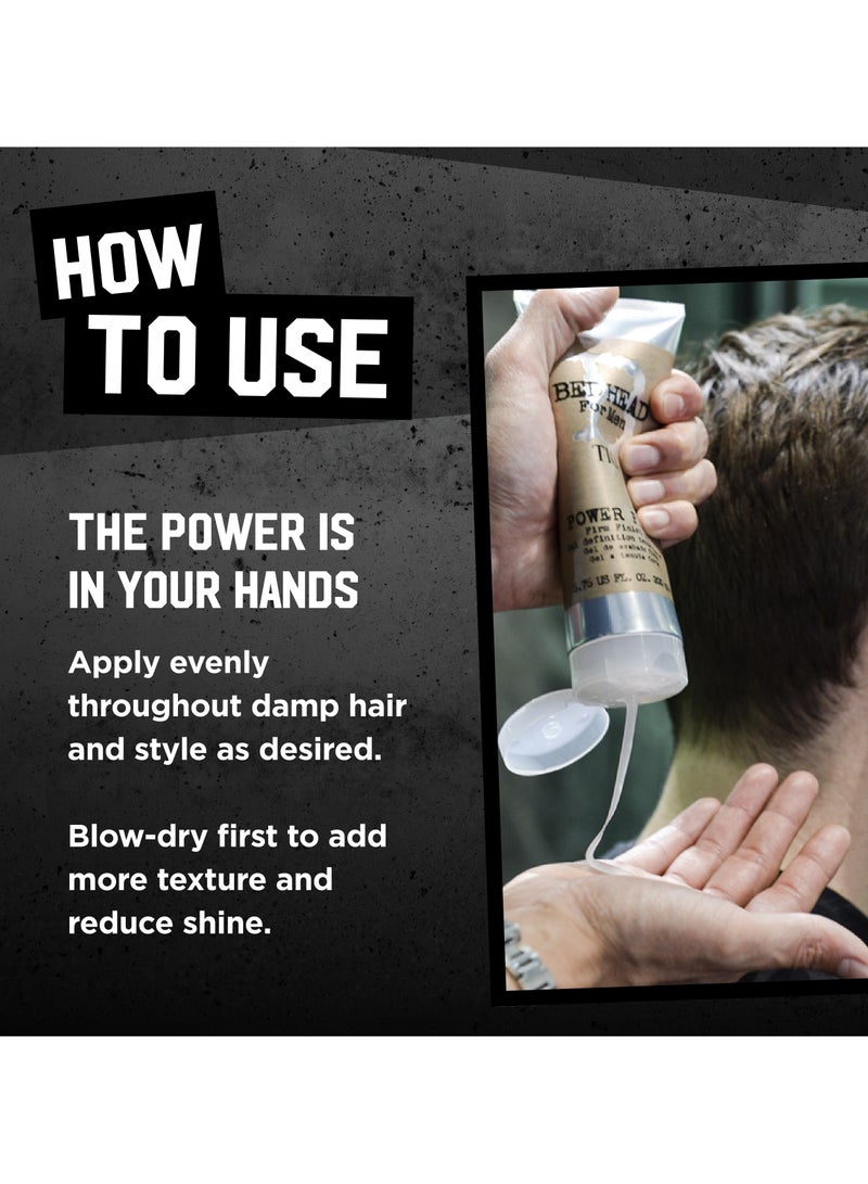 Bed Head Tigi Power Play Mens Hair Gel - Strong Hold - Hair Styling - 200 ml, 3 Pack - Image 4