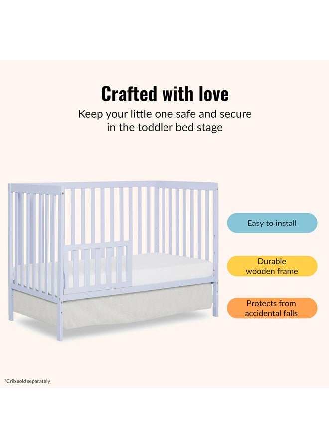 Dream On Me Convertible Crib Toddler Guard Rail In Lavender Ice, Converts Cribs To Toddler Beds, Solid Wood Construction - Image 3