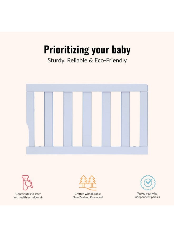 Dream On Me Convertible Crib Toddler Guard Rail In Lavender Ice, Converts Cribs To Toddler Beds, Solid Wood Construction - Image 4