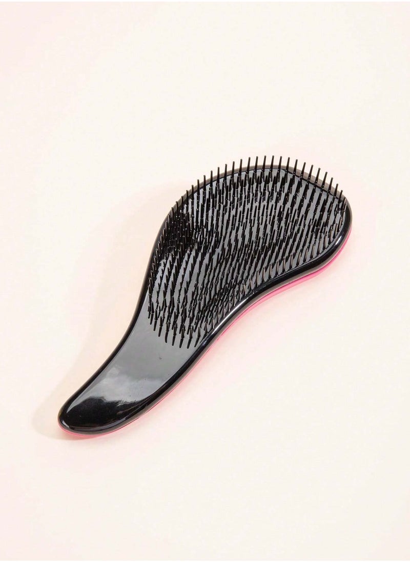 Generic "Detangling Brush – Anti-Tangle Massage Comb, Beauty Tools, Hairbrush Set for Natural, Curly, Dry & Wet Hair – Suitable for Adults & Kids" Multicolour  - Image 2