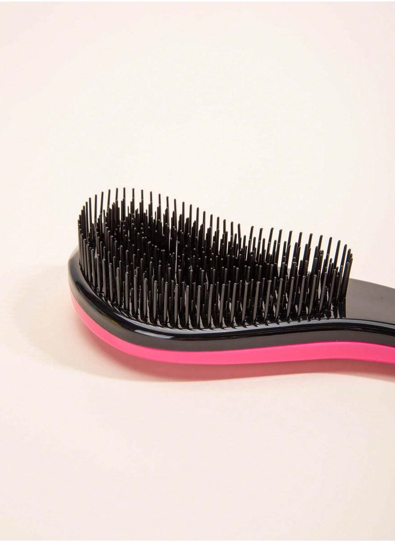 Generic "Detangling Brush – Anti-Tangle Massage Comb, Beauty Tools, Hairbrush Set for Natural, Curly, Dry & Wet Hair – Suitable for Adults & Kids" Multicolour  - Image 3