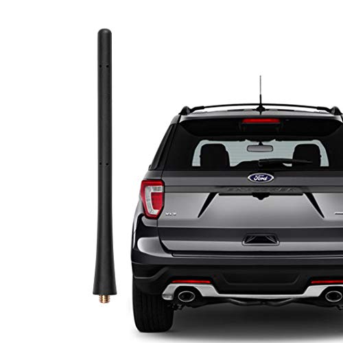 AMFRNE HM5Z-18813-A Radio Antenna for 2008-2019 Ford Focus Flex Fusion Explorer Fiesta Escape C-Max, 07-2012 Mercury Milan, 10-2019 Lincoln MKT, Direct Replacement 7" Roof Antenna Aerial DS7Z-18813-A - Image 1