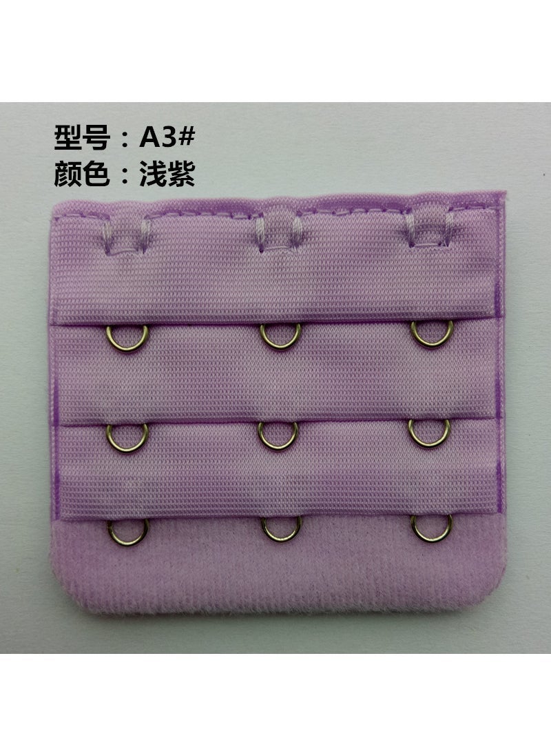 Generic Three-row three-button stainless steel Bra extension buckle three-row three-button underwear extension buckle factory direct delivery color card  - Image 1