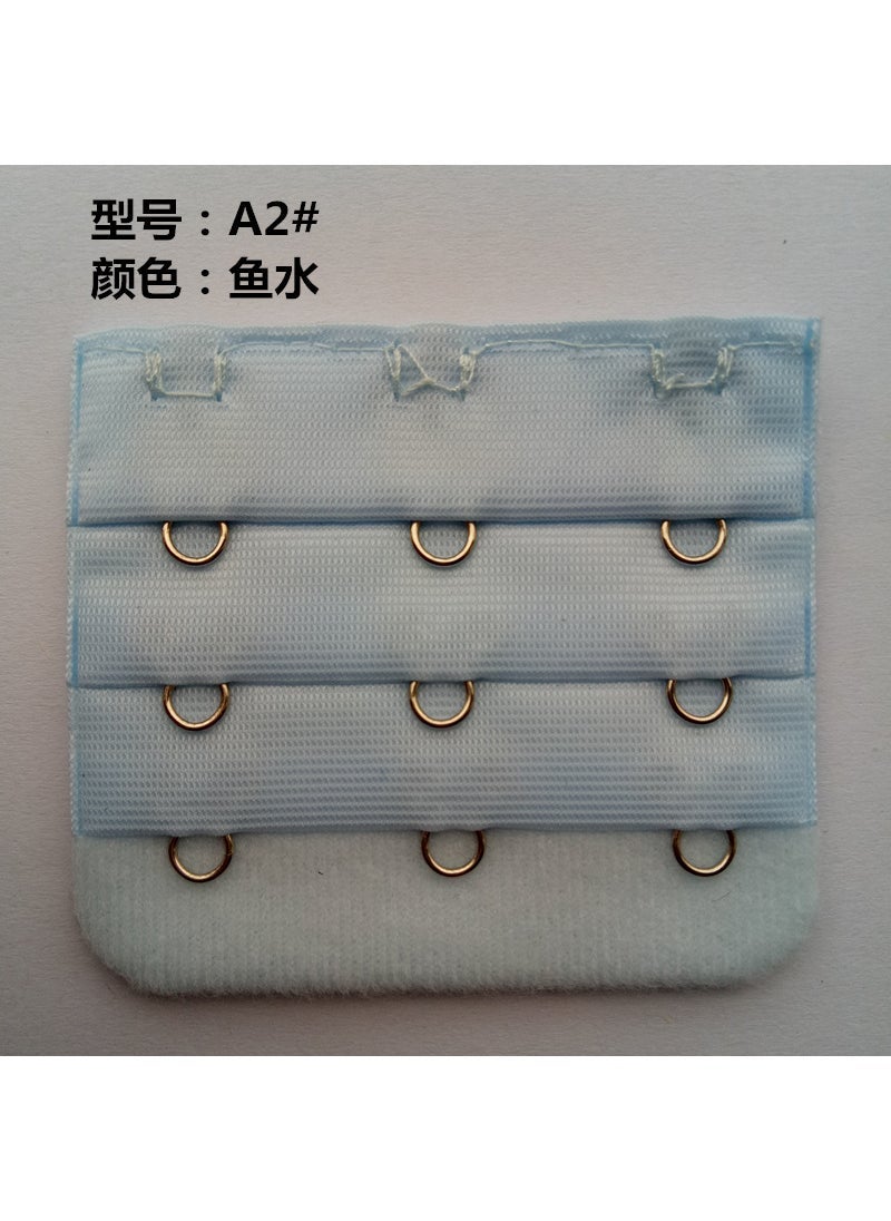 Generic Three-row three-button stainless steel Bra extension buckle three-row three-button underwear extension buckle factory direct delivery color card  - Image 2