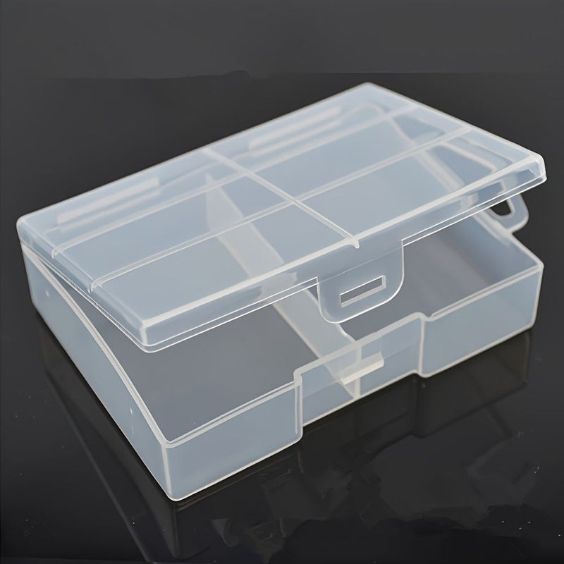 AA 24 Slot Transparent Battery Storage Box For AAA Cell Travel Home Organizer - Image 4
