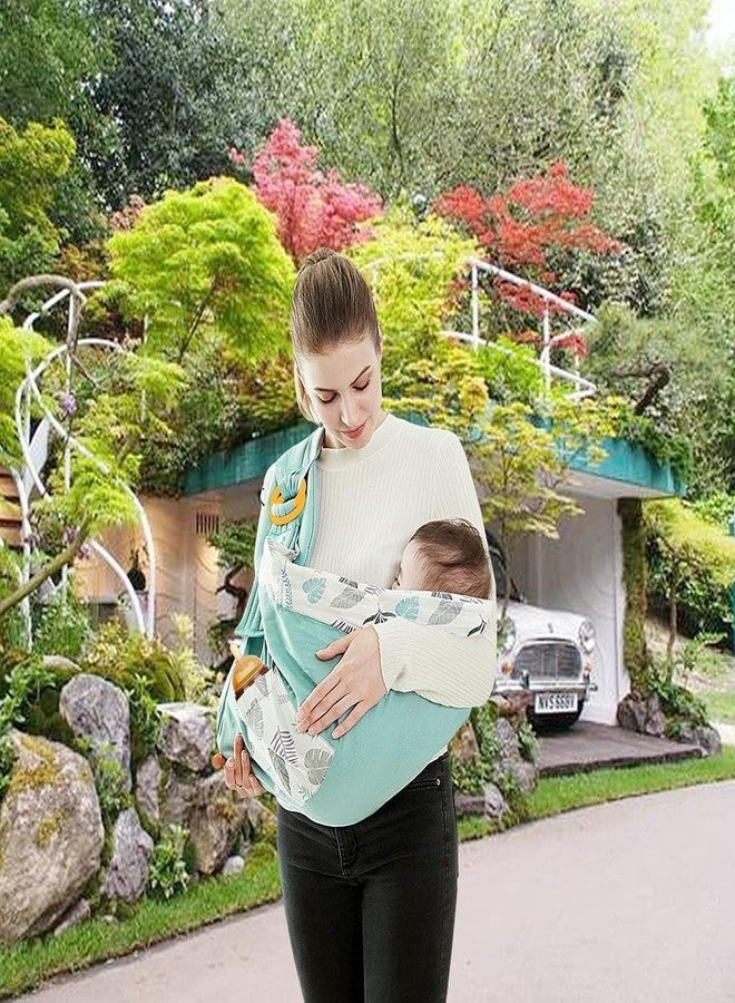 LEVGRY Baby Wrap Carrier, Baby Carrier Sling Infant Ring Sling Breastfeeding Nursing Carrier for Newborns || Pack of 1 - Image 2
