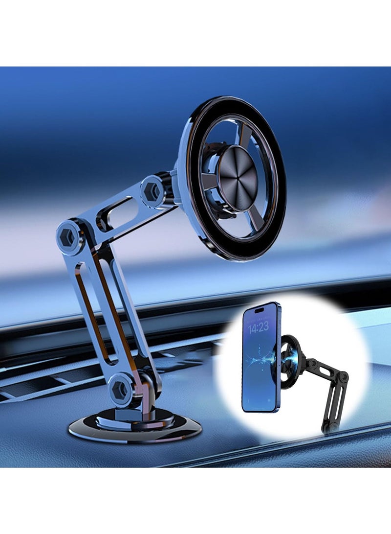 SYOSI SYOSI Car Phone Holder, Magnetic Phone Holder for Car 360° Adjustable Cell Phone Mount Magnetic Suction Car Phone Holder Universal Metal Car Phone Holder for All Mobile Phones  - Image 1