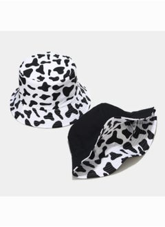 GoodBuy Double face foldable casual cow pattern sun unisex bucket travel hat  - Image 4