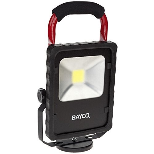 Bayco ضوء عمل بقاعدة مغناطيسية BAYCO SL-1514 بقوة 3,000 لومن، أحمر/أسود - Image 2
