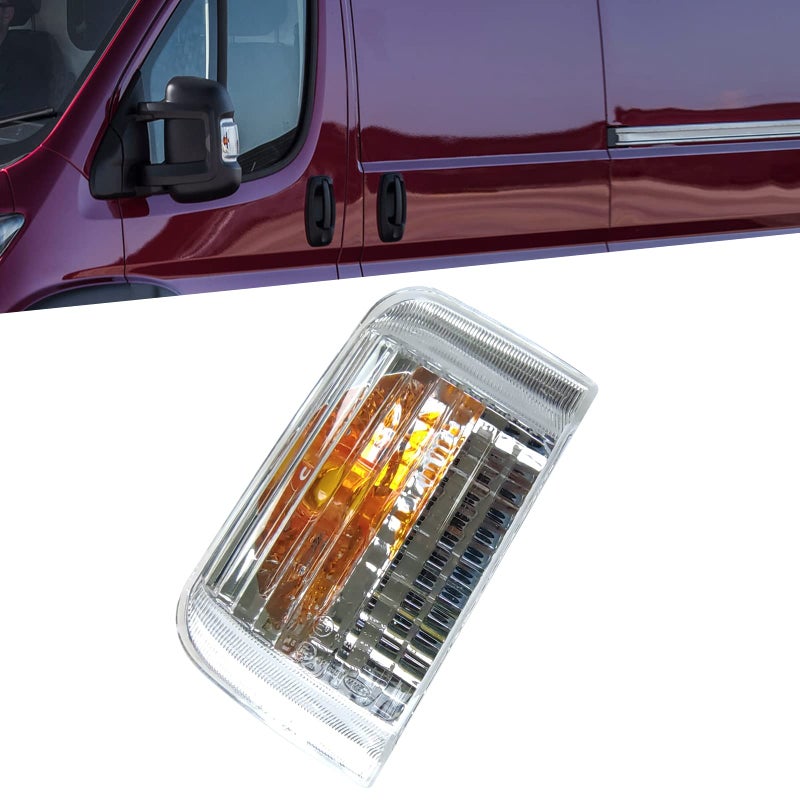 KYYET Driver Left Side Mirror Indicator Turn Signal Light Housing Compatible with ProMaster 1500 2500 3500 20142021