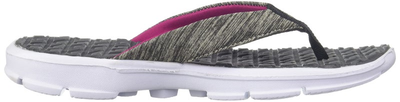 Power Soft W Women's Grey Flip Flops - 6 UK (5712339) - Image 4