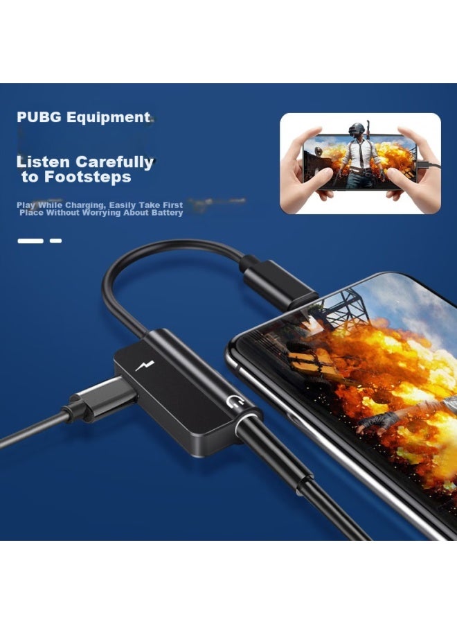 Stiger Type-c To 3.5mm Headphone Adapter, Audio Cable Converter, Two-in Converter, Compatible With Huawei P50/mate40pro/xiaomi 13/12/11 - Image 4