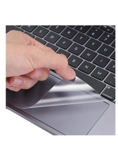 [2PCS] MacBook Air 13.6 Trackpad Protector Cover Skin for 2025 2024 2023 2022 MacBook Air 13.6 Inch M4 M3 M2 Chip A2681 A3113 A3240,Anti-Scratch Touch Pad Cover Protector Skin Accessories, Clear