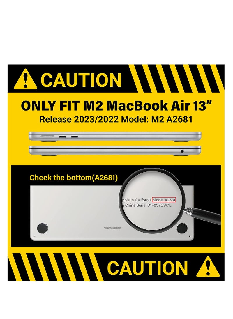 Generic - [2PCS] MacBook Air 13.6 Trackpad Protector Cover Skin for 2025 2024 2023 2022 MacBook Air 13.6 Inch M4 M3 M2 Chip A2681 A3113 A3240,Anti-Scratch Touch Pad Cover Protector Skin Accessories, Clear - Image 1