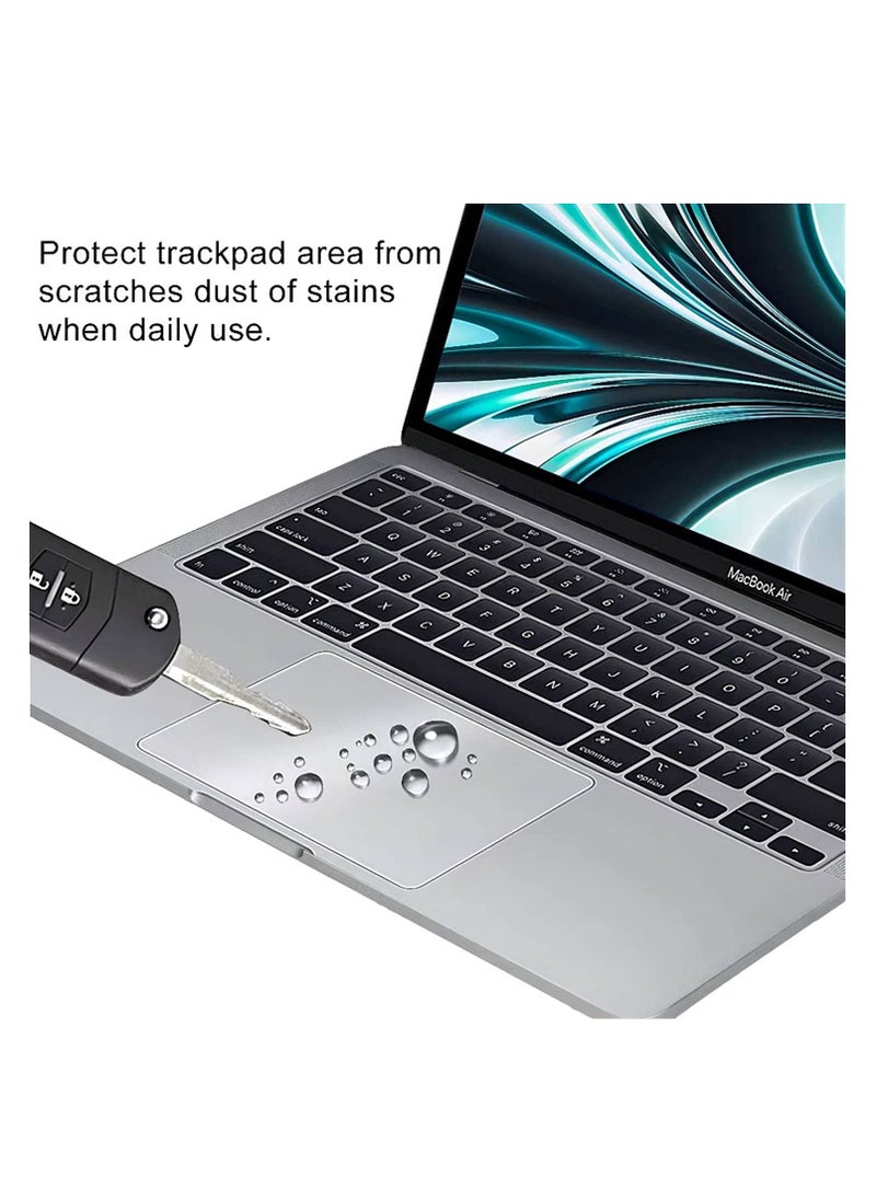 Generic - [2PCS] MacBook Air 13.6 Trackpad Protector Cover Skin for 2025 2024 2023 2022 MacBook Air 13.6 Inch M4 M3 M2 Chip A2681 A3113 A3240,Anti-Scratch Touch Pad Cover Protector Skin Accessories, Clear - Image 1