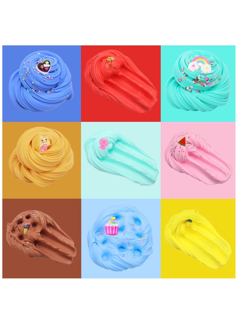 er Slime Kit 9 Pack, Colorful Sludge Toy, Stress Relief DIY Slime Toy, Soft and Non-Sticky, Party Favors For Girls and Boys - Image 4