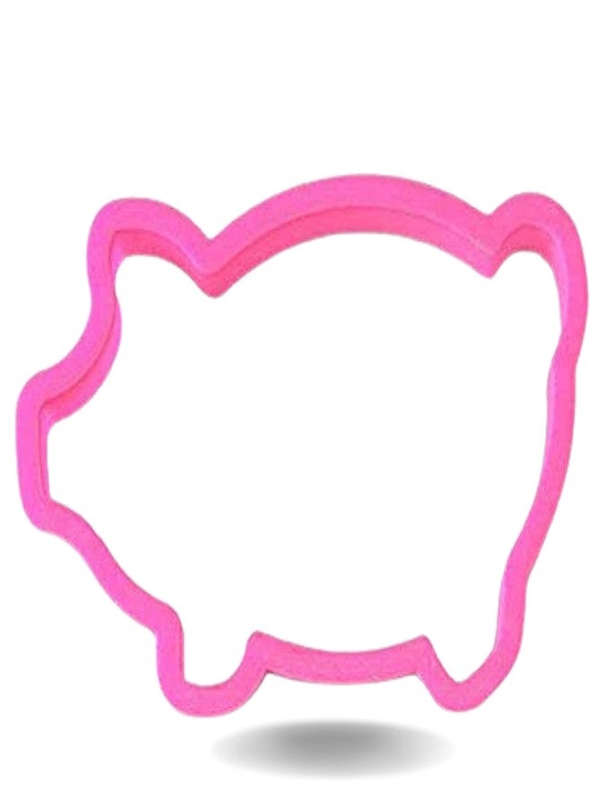 CookieCutter.com Marranitos Pig Cookie Cutter 5.5 Inch - Made in the USA - Durable Plastic Pig Cookie Mold - Image 1