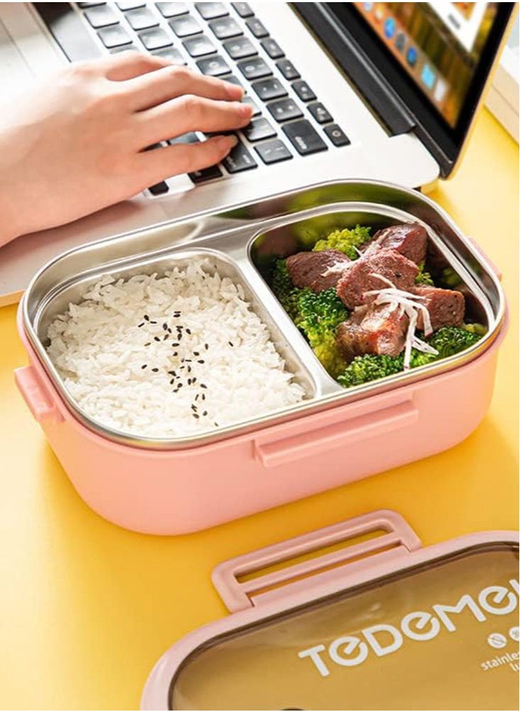 Perfii 900ML Insulated Compartment Bento Lunch for Kids and Adults Container Leakproof BPA Free Dishwasher and Microwave Safe  - Image 5
