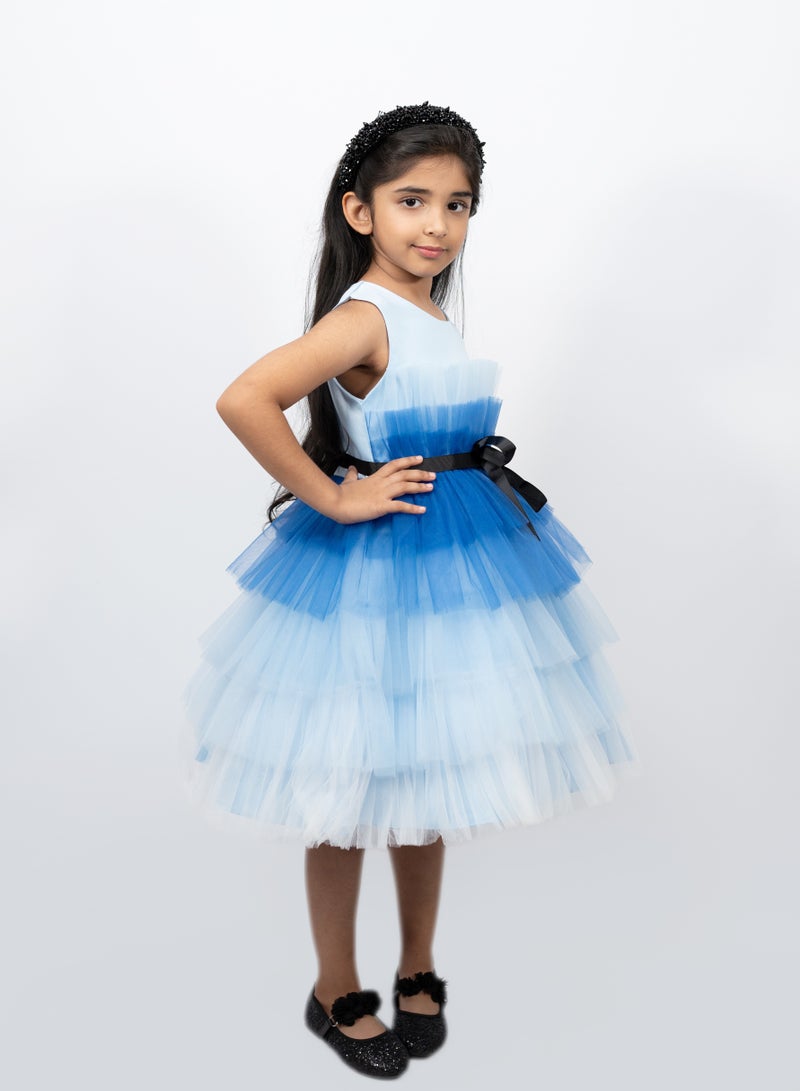 D'Daniela Tiered Tulle Dress - Image 2