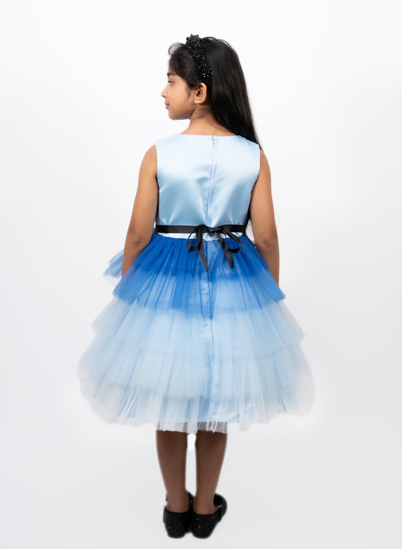 D'Daniela Tiered Tulle Dress - Image 3