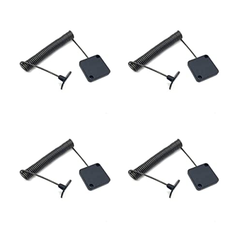 LORADAR 7ft Retractable Cable with Double Sided Adhesive for Gaming Controller, Tablets, Mobile Phones Other Hardware Showroom and Controller, TV, DVD Remote Control Tether (4Pack) - Image 1
