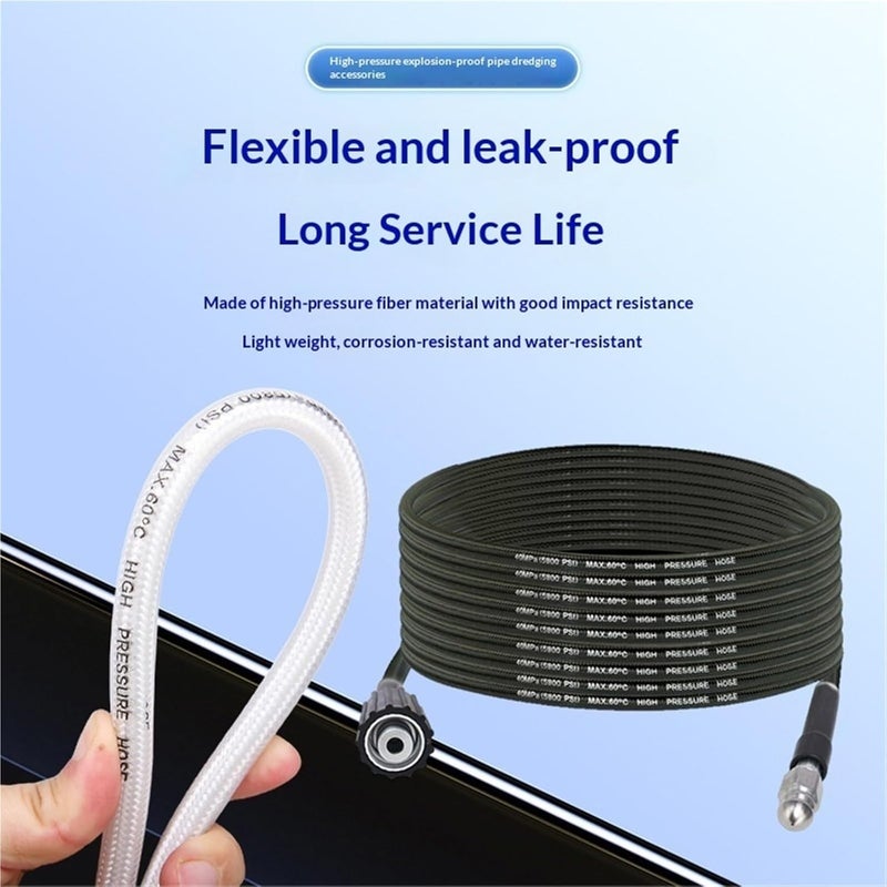 Cordless Pressure Washer, For Car High Pressure Washing Gun Nozzle Hose 10/15/20 M,for Car/Floor/Patio(20m) - Image 3