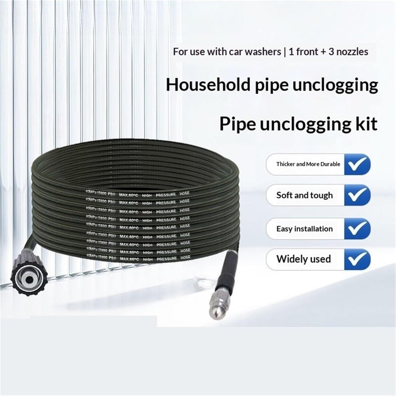 Cordless Pressure Washer, For Car High Pressure Washing Gun Nozzle Hose 10/15/20 M,for Car/Floor/Patio(20m) - Image 2