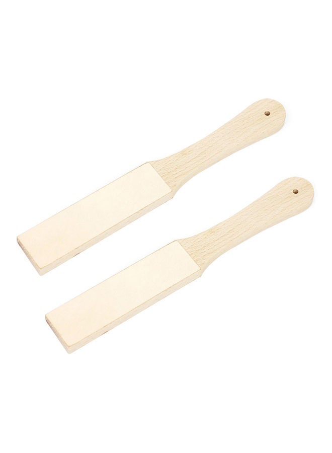 نيبمينينت طقم أدوات شحذ من الجلد مكون قطعتين بيج - Image 1